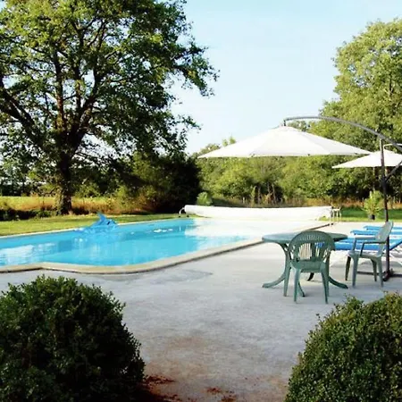 Holiday Home In Pressac With Swimming Pool Pond Heating Pressac